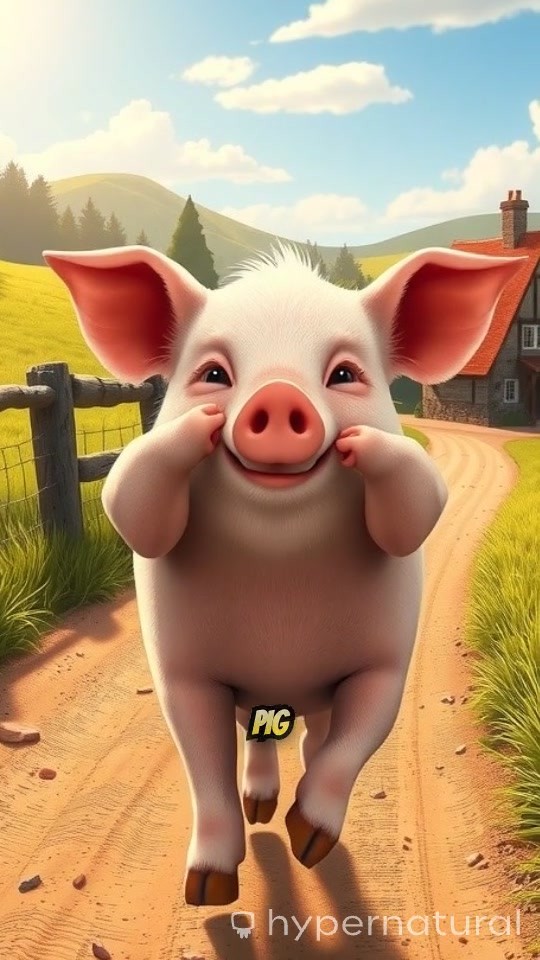 A Pig's Joyful Adventure