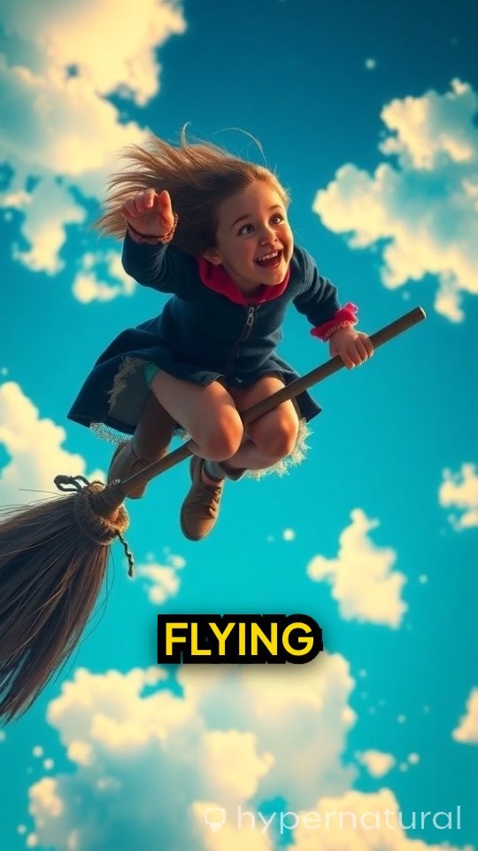 Broomstick Adventure: Stormy Skies!