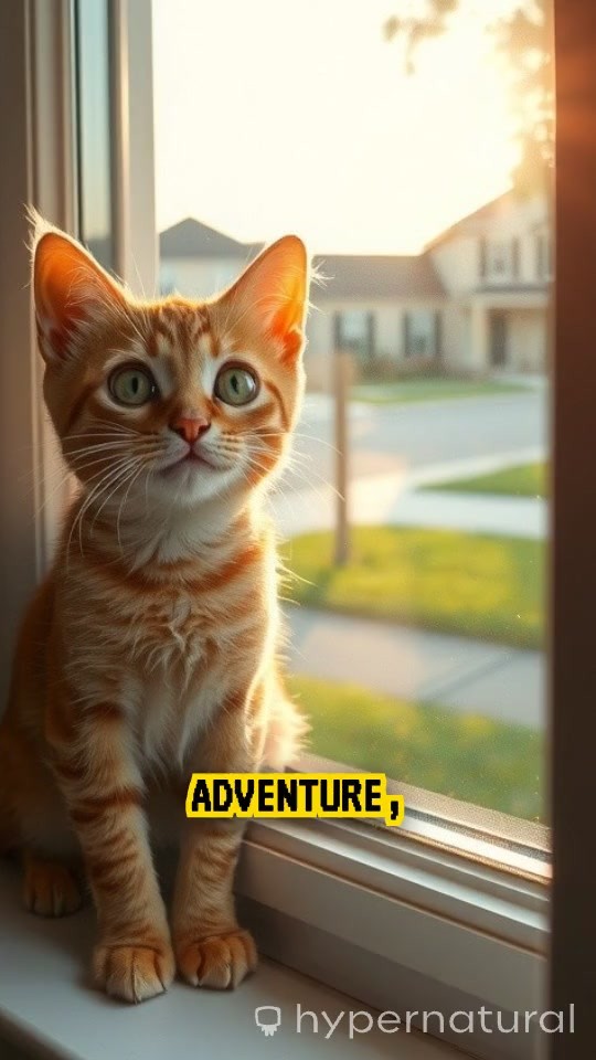 The Adventures of Whiskers: The Striped Orange Tabby