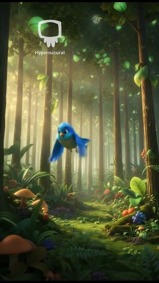 A Bird's Journey to Feed Its Family