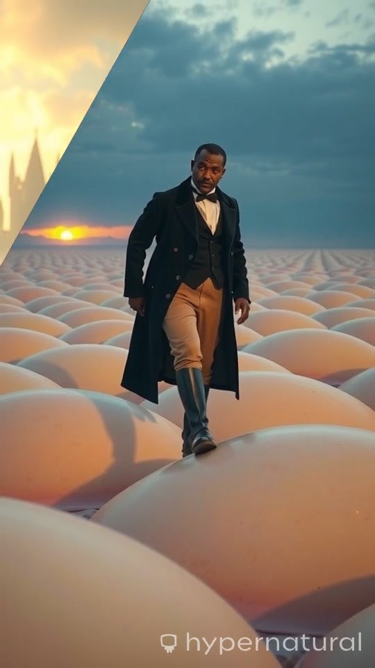 Barefoot Bliss: Squelching Through a Colorful Pudding Wonderland at Sunrise