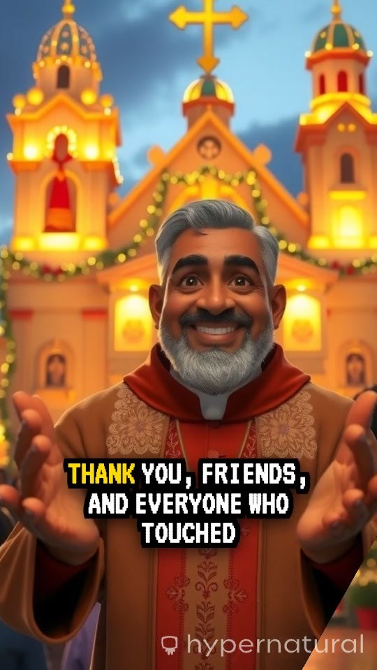 A Heartfelt Christmas Celebration: Family Gratitude in Vibrant Elegance