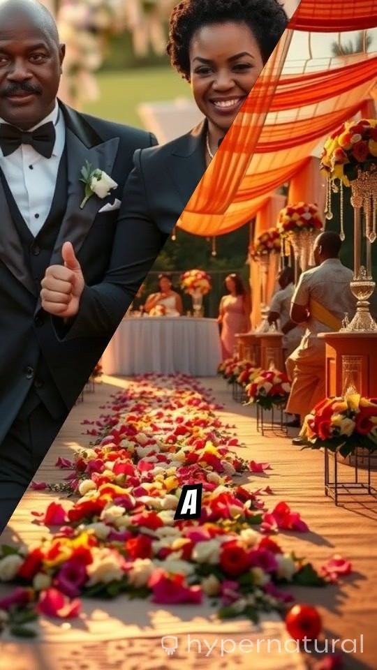 Eternal Love: A Magical Nigerian Wedding at Golden Hour