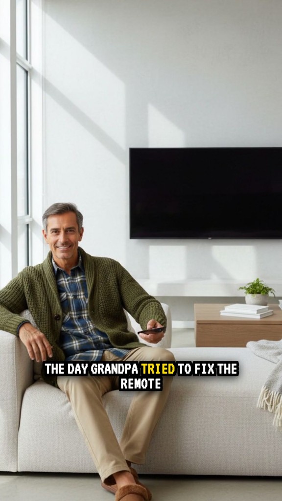 The Day Grandpa Tried to Fix the Remote