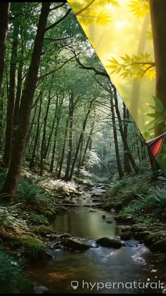 Three Cats in the Forest Living Their Best Life