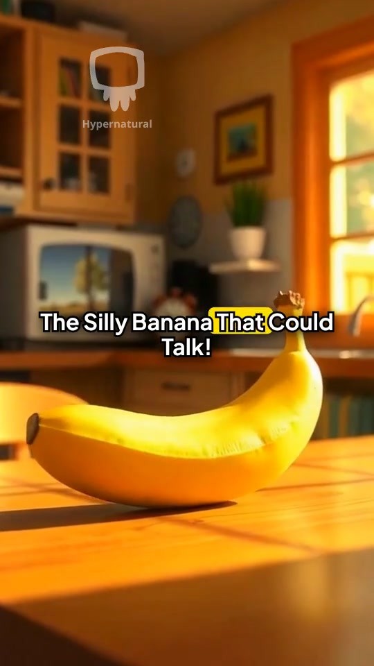 Meet Super Banana: The Talking Snack Hero!