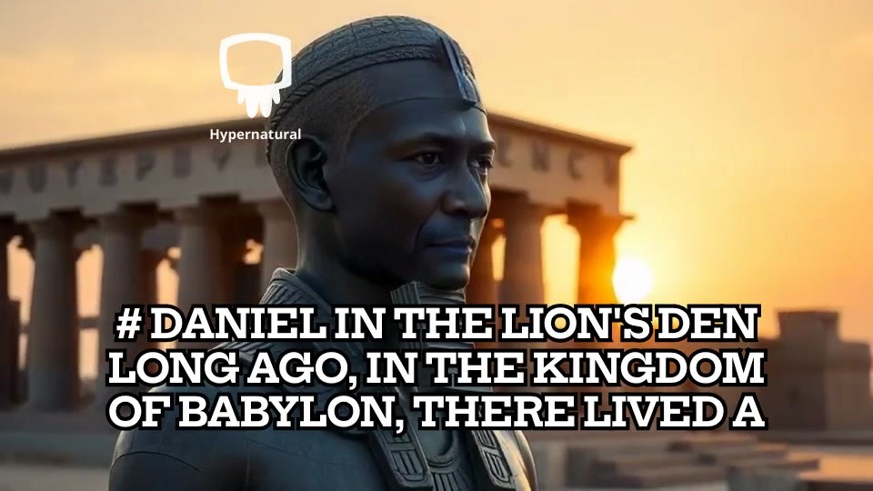 Daniel's Brave Choice in Babylon
