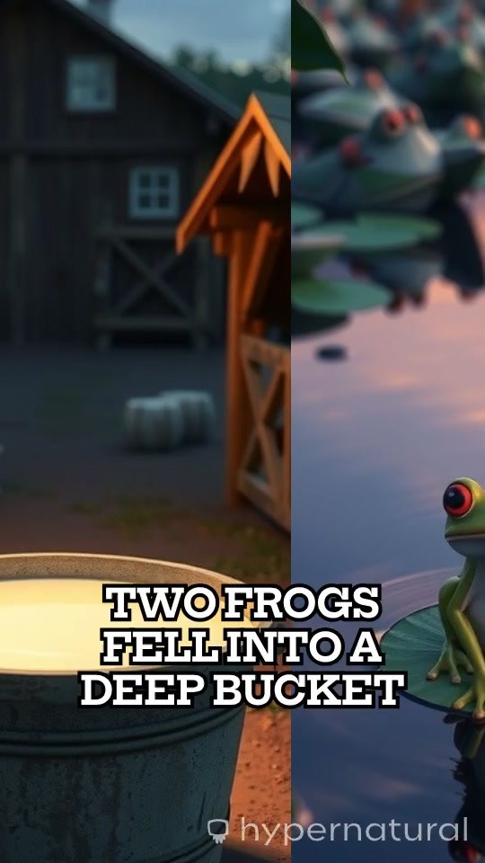 Keep Kicking: The Two Frogs' Tale of Perseverance