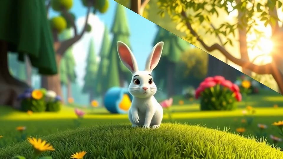 Riku the Happy Rabbit's Forest Adventure