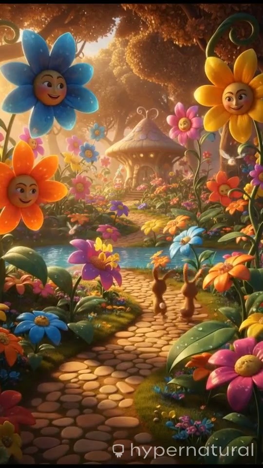 Fluffy Cat's Garden Adventure