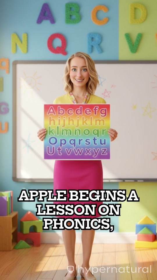 Sound Story with Letter A in Primary Class