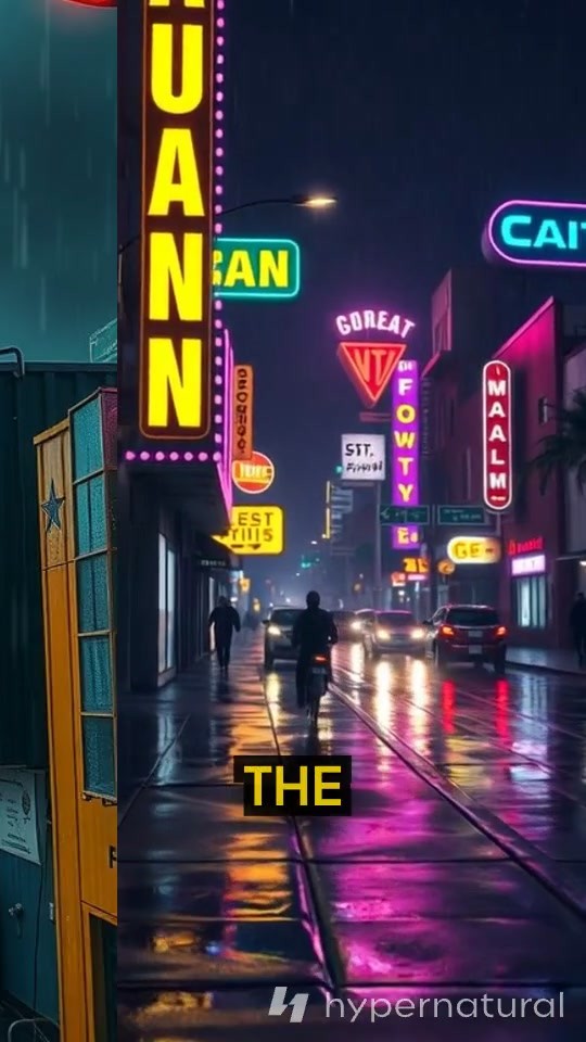Neon Shadows: A Bladerunner Noir