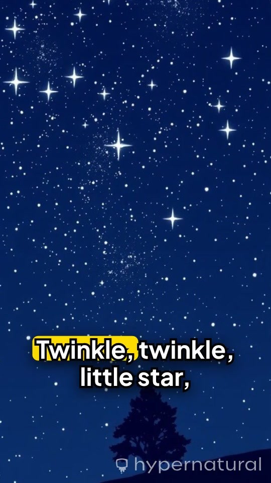 Twinkle Twinkle Little Star - Kids Rhymes with Audio
