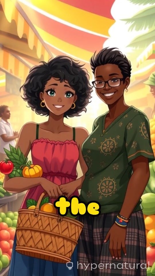 Shy Encounter at the Market