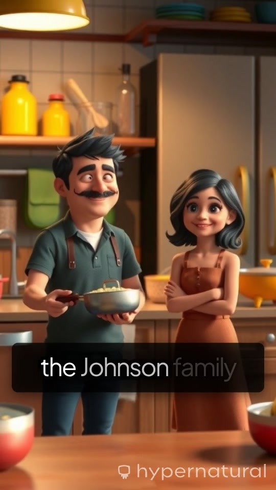 Doermon Assists Family in Cooking