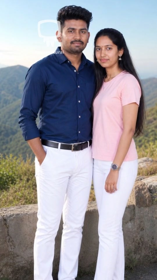 A Romantic Rooftop Evening: Victor & Manasa's Love