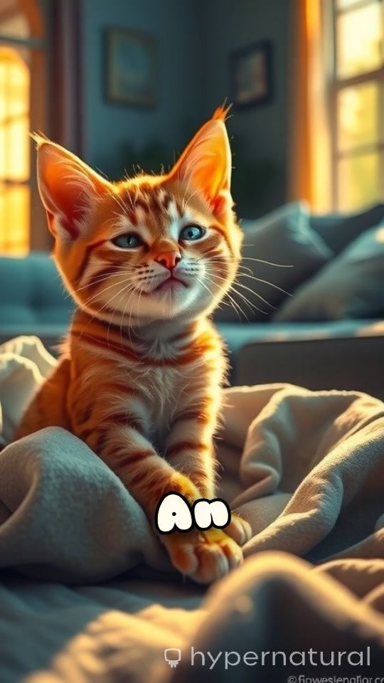 Adorable Kitten's Playful Day! 🐾💕