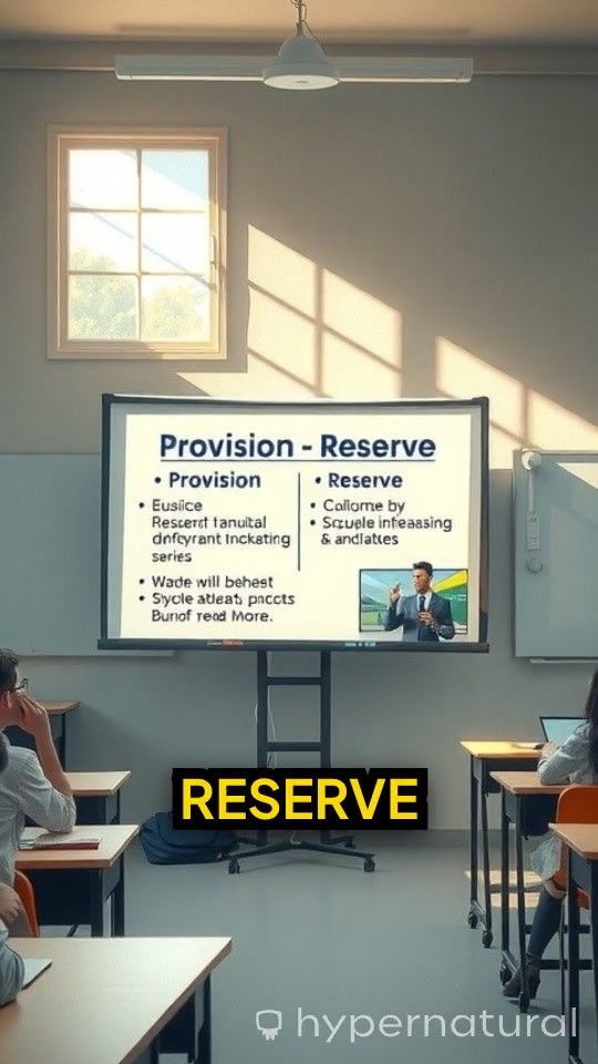 Provision aur Reserve mein kya fark hai?