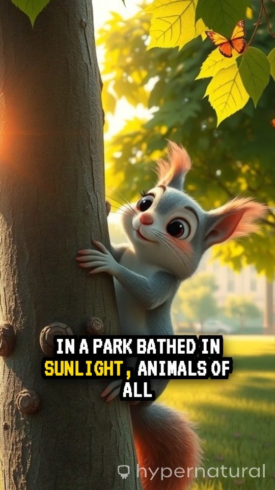 Animals Playing in the Park