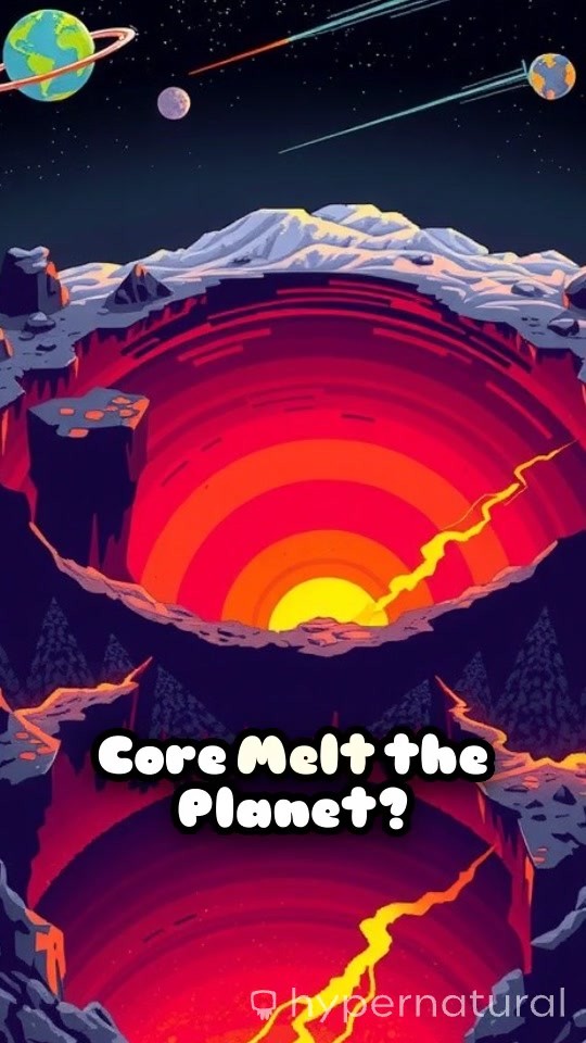 Why Doesn't Earth's Core Melt the Planet?
