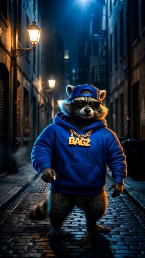 Join the Movement: Meet Bagz Raccoon!