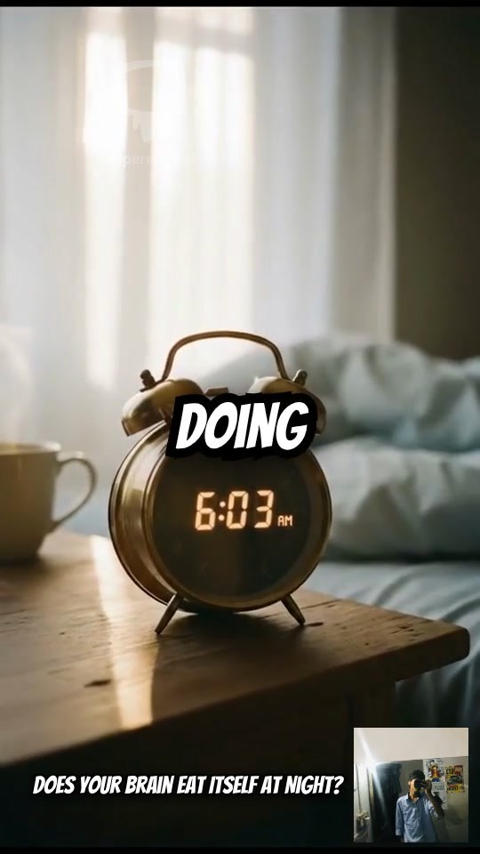 Does Your Brain Eat Itself at Night?