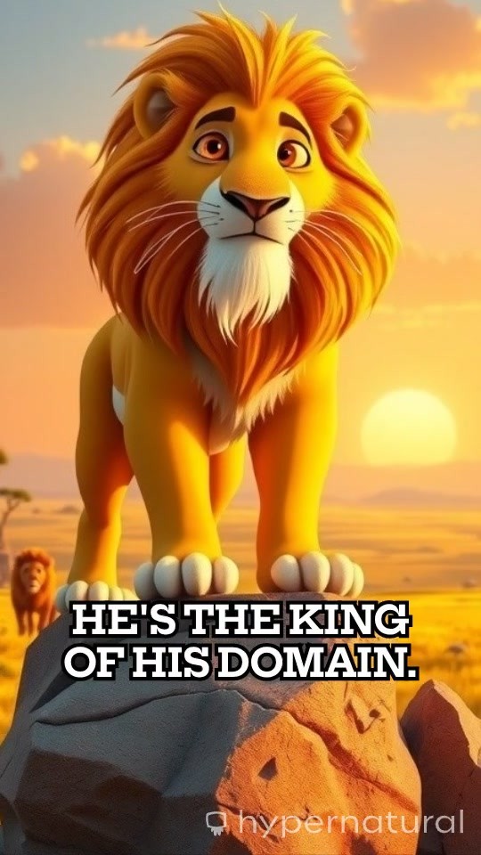 انیمیشن حیوانات: شیر و گرگ