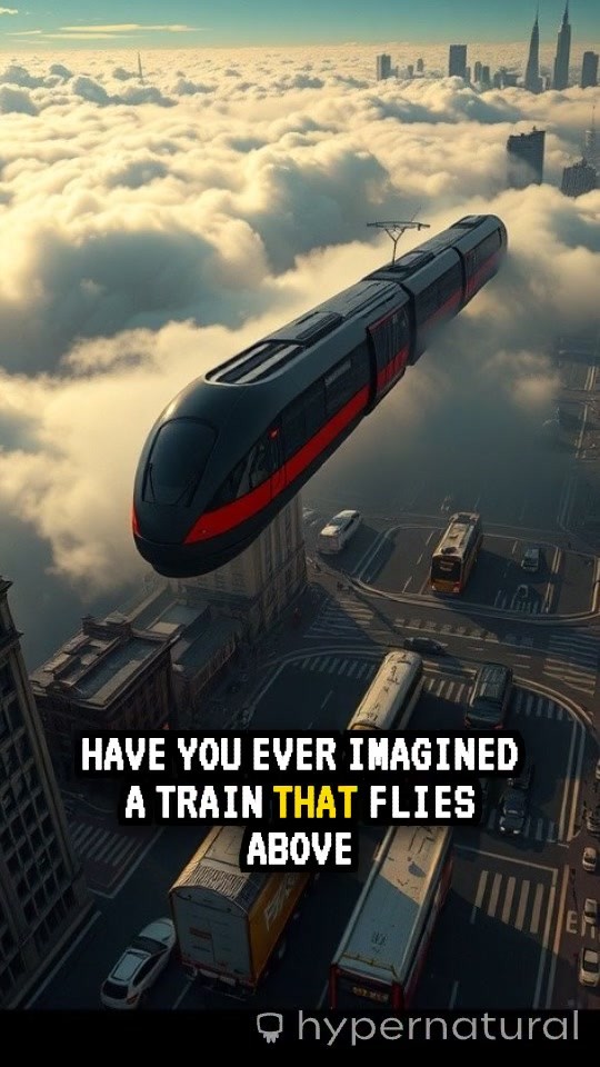 Revolutionizing Commute: The Futuristic Sky Train!