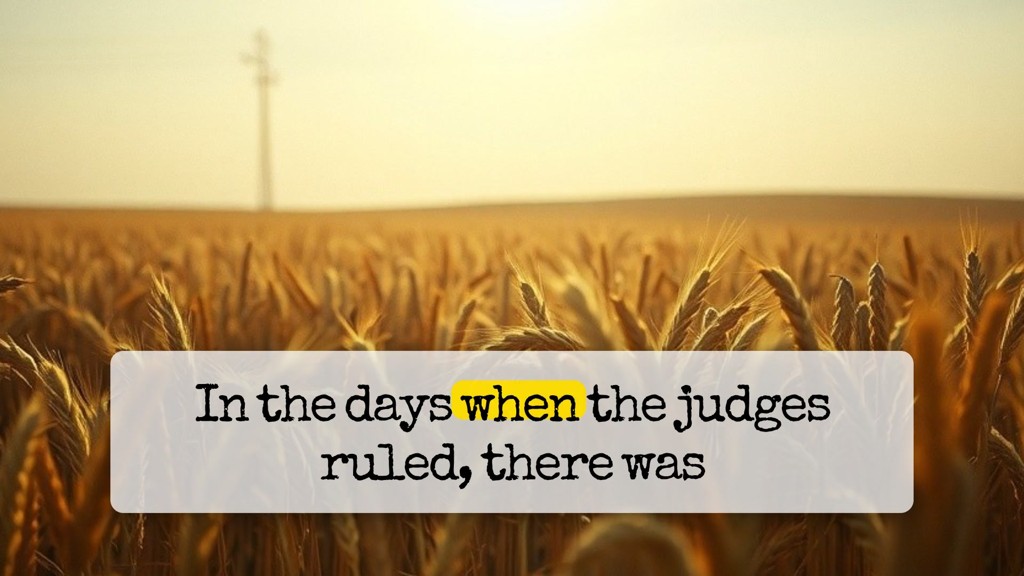 The Book of Ruth Overview