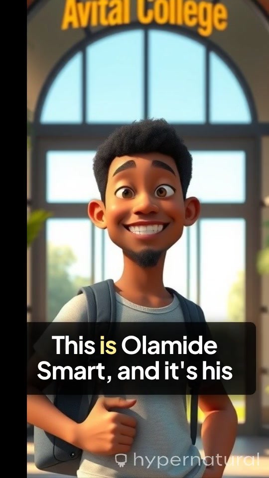 Olamide Smart's Exciting First Day at AVITAL COLLEGE