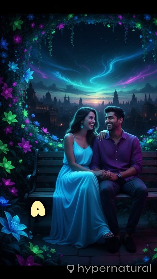 Whispers of Love: A Golden Hour Embrace