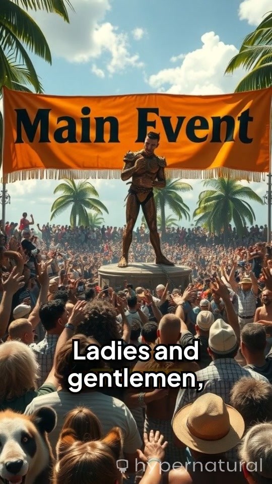 Gorilla Wrestling Match: A Wild Showdown!