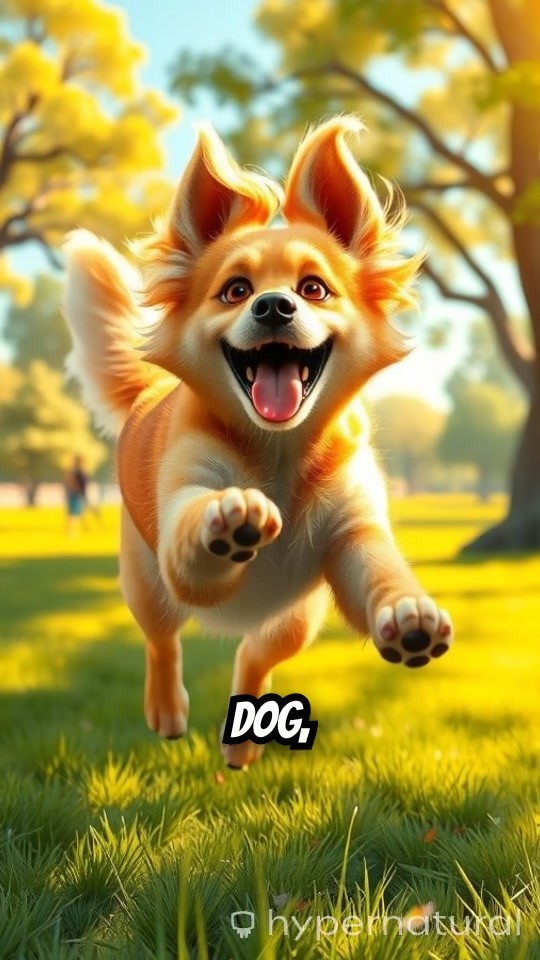 A Dog Jumping for Food