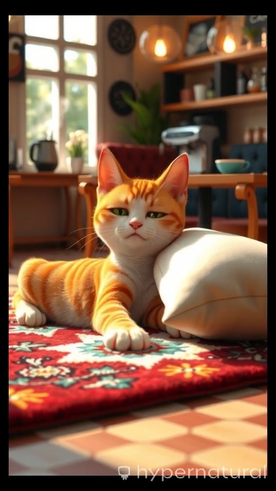 A Cat Doing Unique Tasks