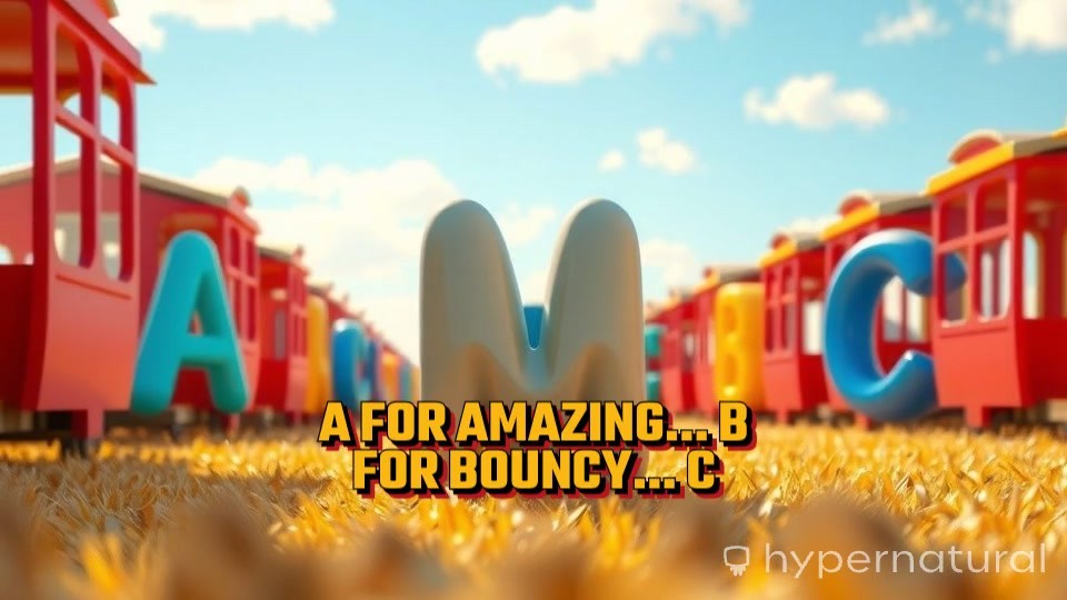 The ABC Adventure Train: Giggles on the Track!