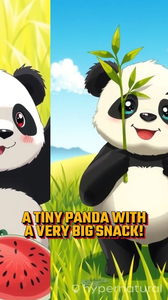 Panda and Tiger's Juicy Friendship