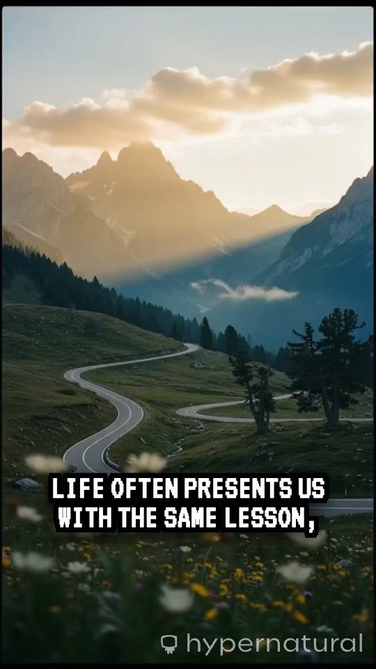 The Lesson Life Keeps Teaching You