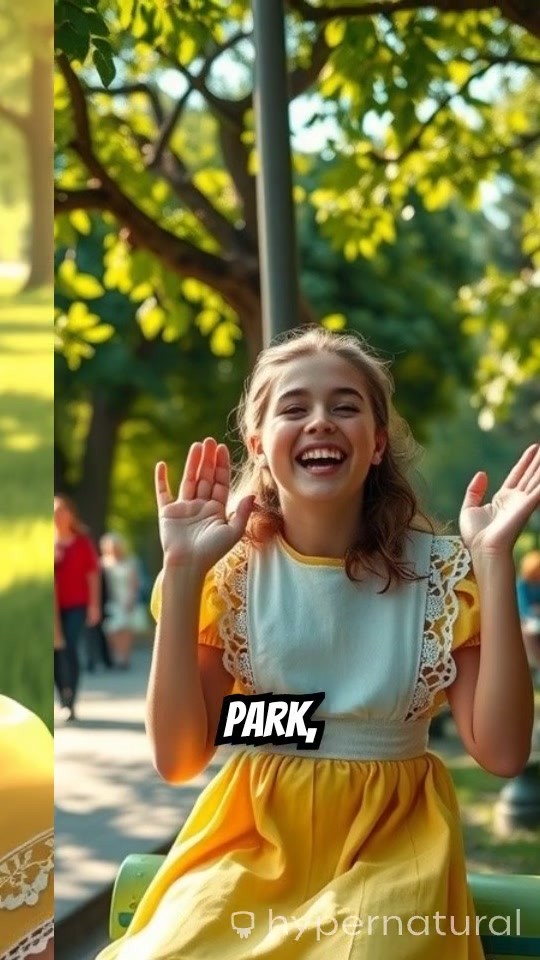 Monkey Steals Banana and Kisses Girl!