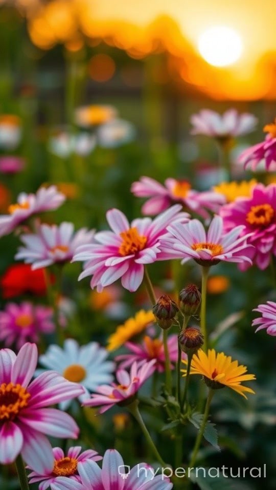 ప్రేమ ఏర్పాటుకు అందంగా పుష్పాల తోట