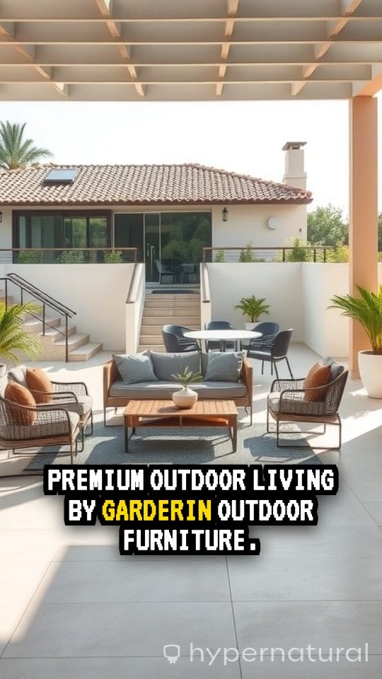 Elevate Your Outdoor Living with Garderin Outdoor Furniture