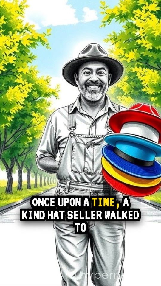 The Clever Hat Seller and the Mischievous Monkeys