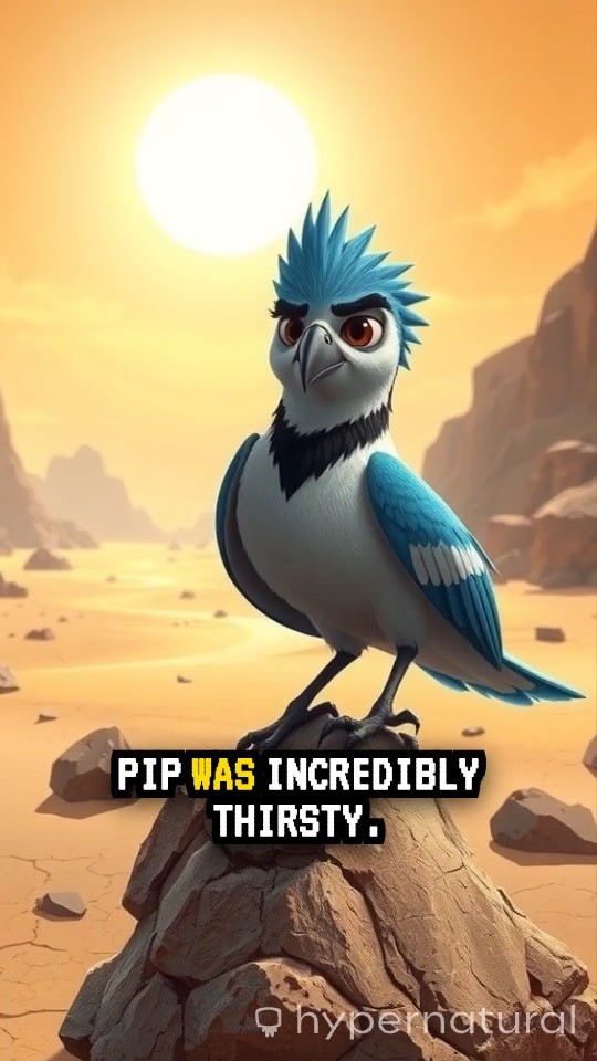 A Thirsty Bird's Journey