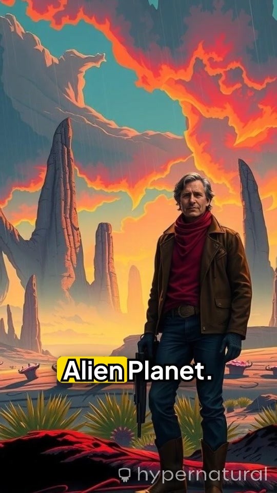 Cowboy Sheriff Buck: From Texas to TikTok on an Alien Planet!
