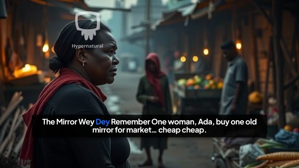Ada Wey Dey Trapped For Mirror!