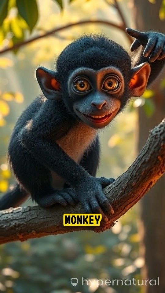 Monkey's Animal Selfie Fun