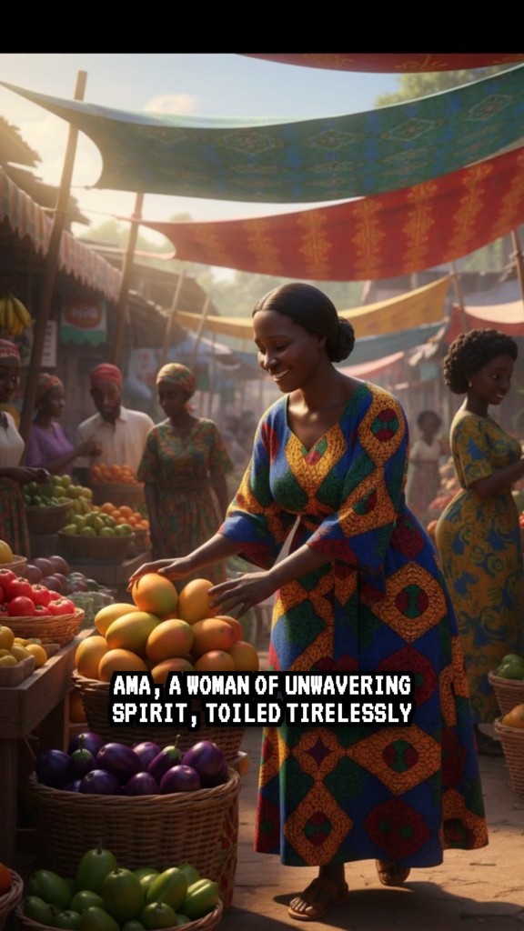 A Ghanaian Lady's Journey: Overcoming Hardship for Her Children