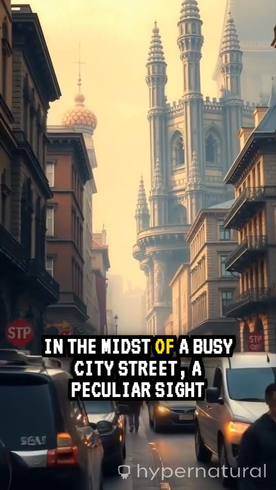 Dancing Fatty Cat in a Saree on the Street
