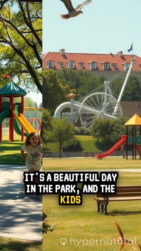Kids Playing Games in the Park