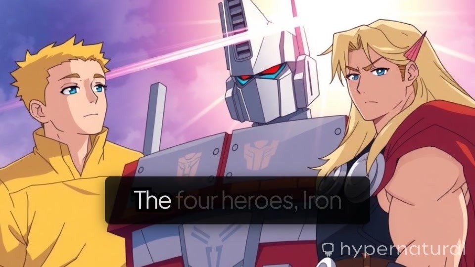 Superheroes Battle: Iron Man, Optimus Prime, Thor & Hulk!