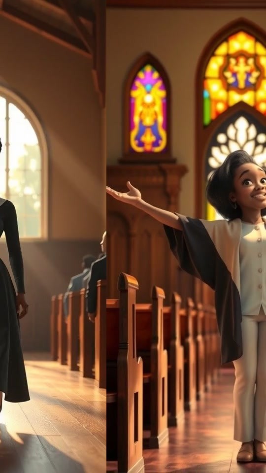 Ladies Dancing to Induction Service Advertisement for Rev Justice Kwaakye